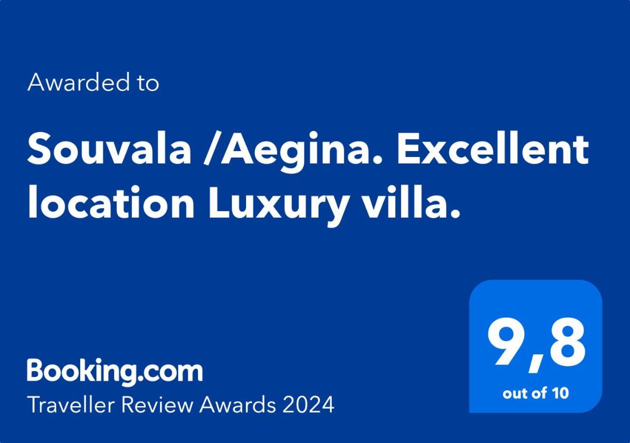 Souvala /Aegina. Excellent Location Luxury Villa. Vathi  Екстер'єр фото